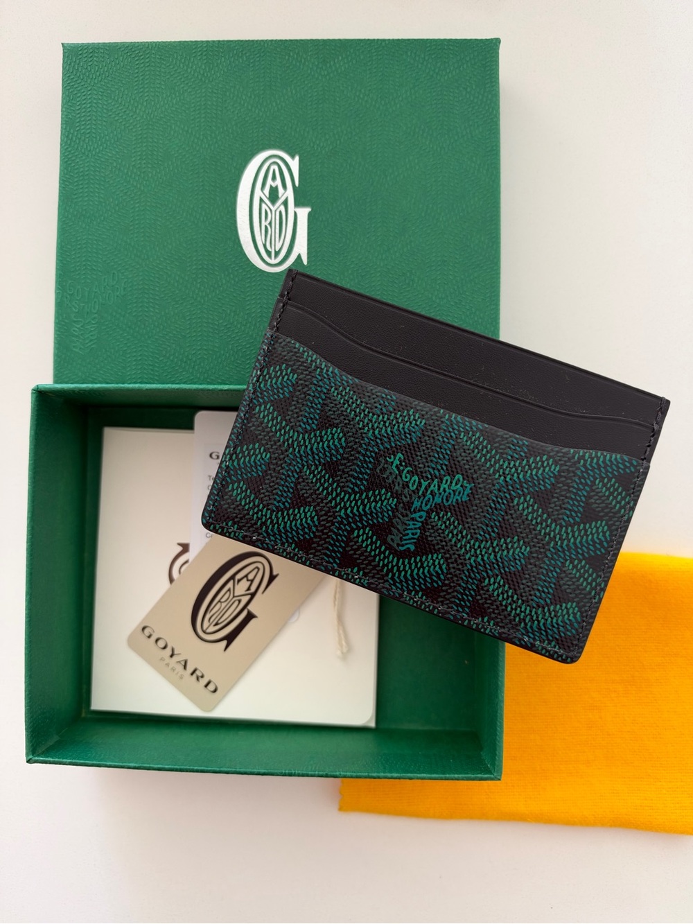 Goyard St Sulpice Limited Edition Evergreen Card Wallet